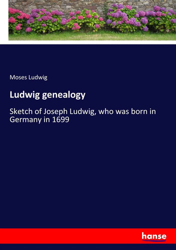 Ludwig genealogy sketch - sketch, of