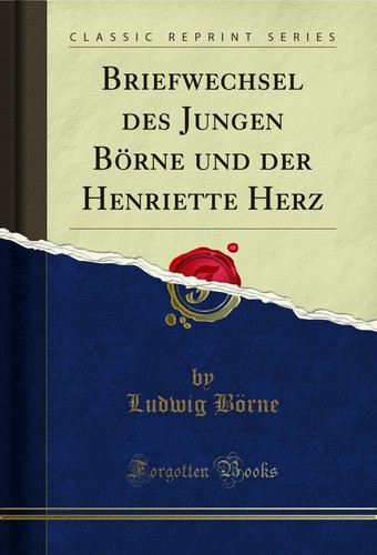 Briefwechsel des jungen - des, börne